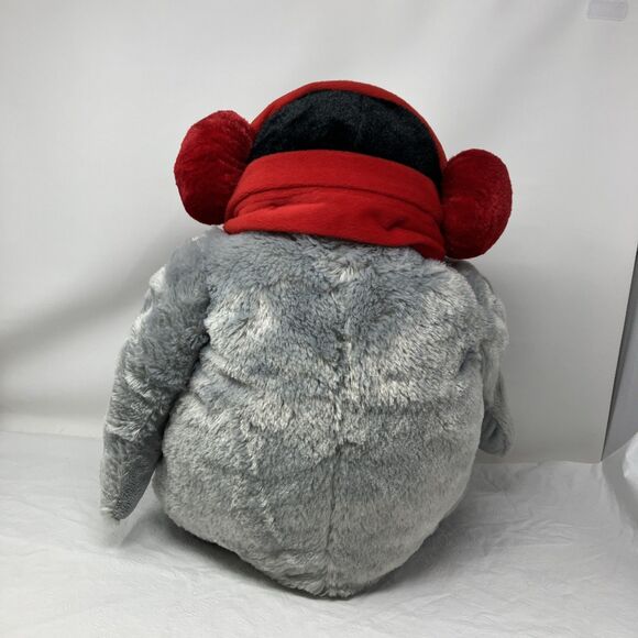 LARGE 17” Coca-Cola Penguin Holiday Plush Scarf and Earmuffs Collectible Coke - Picture 7 of 12